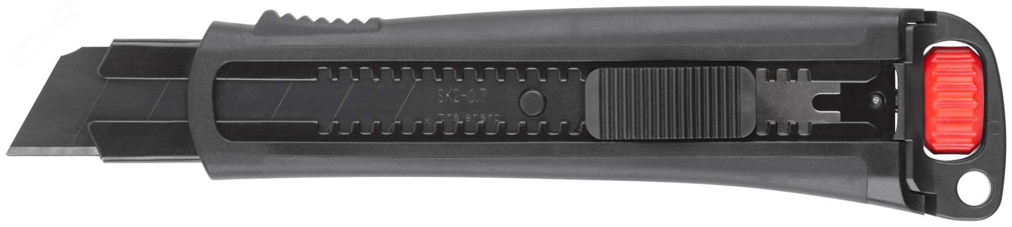 Изображение товара Усиленный технический нож 25 мм с прорезиненным корпусом