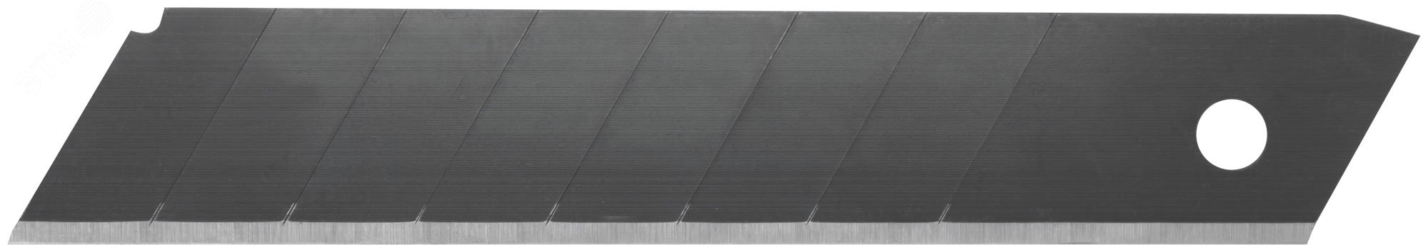 Изображение товара Лезвия сегментированные черненые криогенно закаленные 18 мм, 10 шт