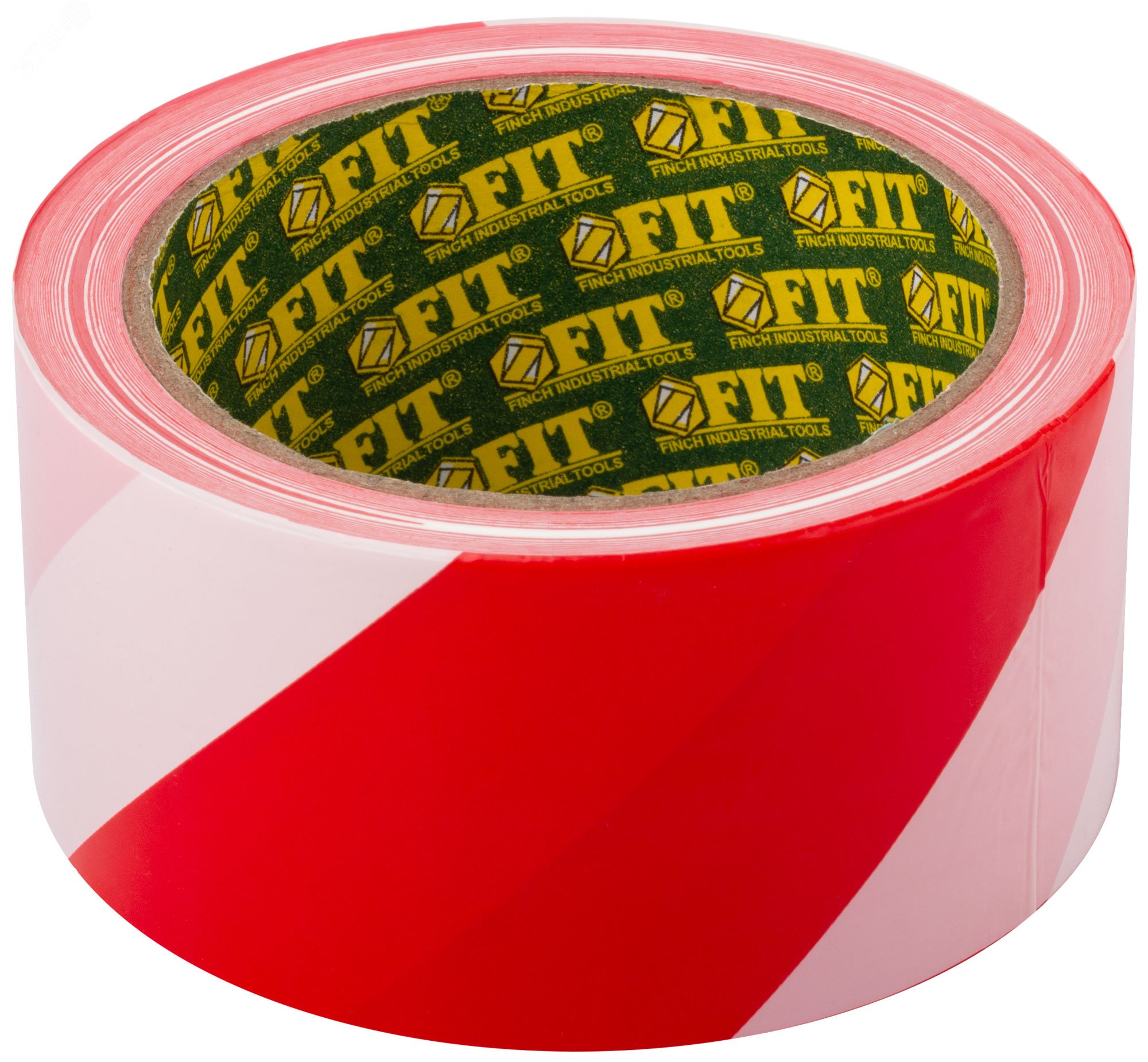 Изображение товара Лента сигнальная красно-белая 50 мм х 100 м для ограждения работ