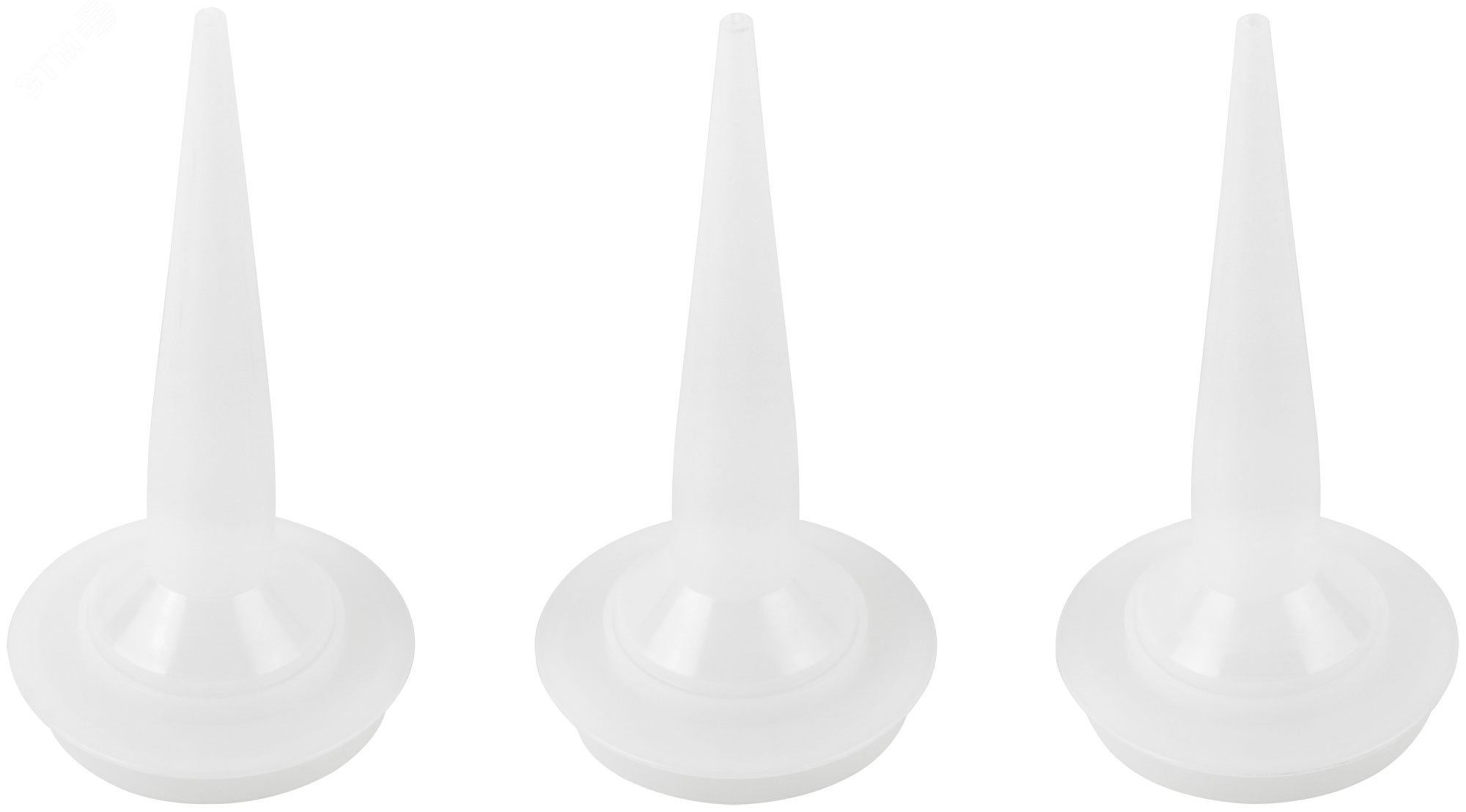 Изображение товара Пластиковые сменные сопла для пистолетов герметика FIT IT, набор 3 шт.