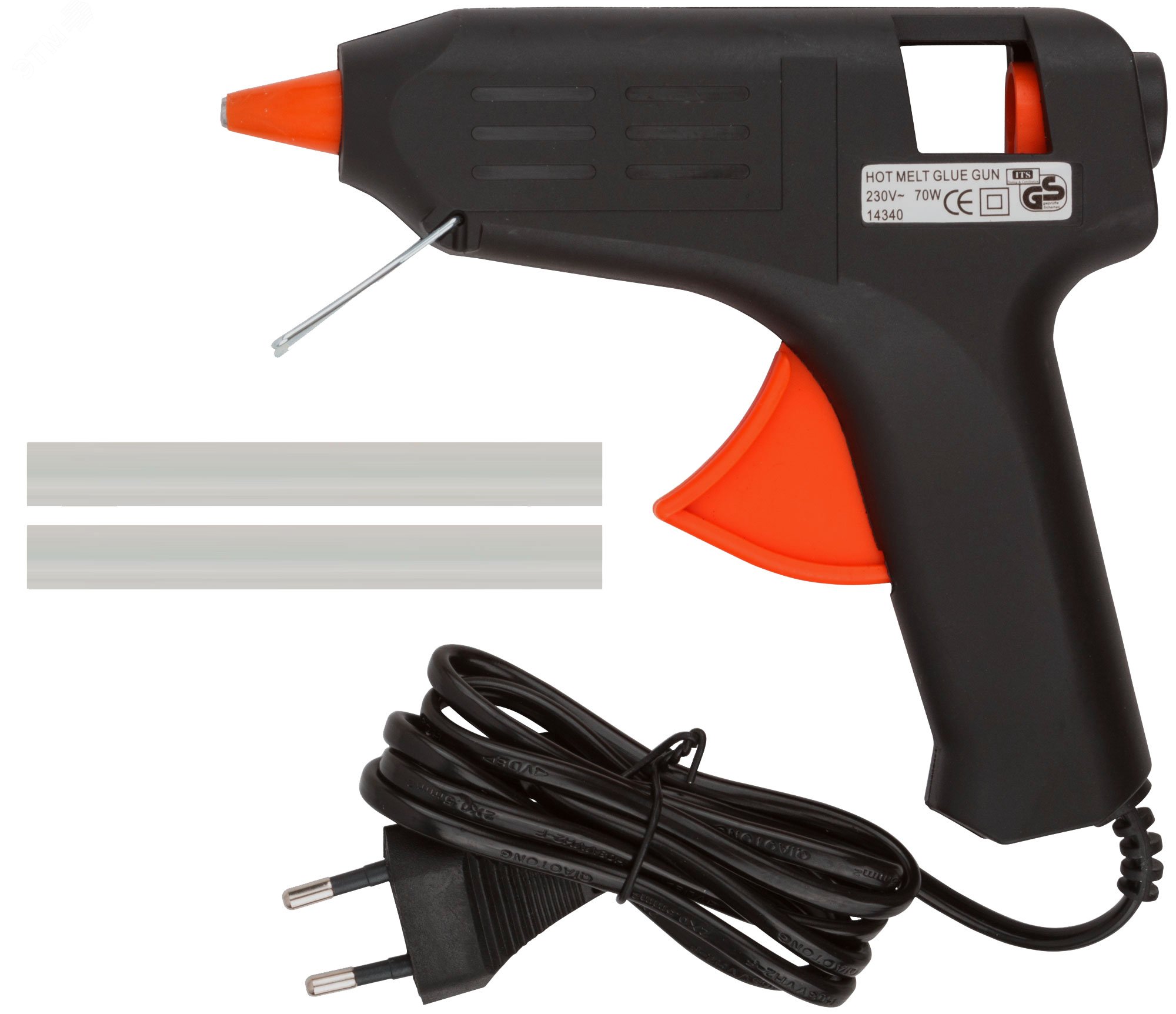 Изображение товара Пистолет клеевой FIT IT 11 мм 70 Вт для склеивания дерева бумаги и пластика Изображение товара Пистолет клеевой FIT IT 11 мм 70 Вт для склеивания дерева бумаги и пластика