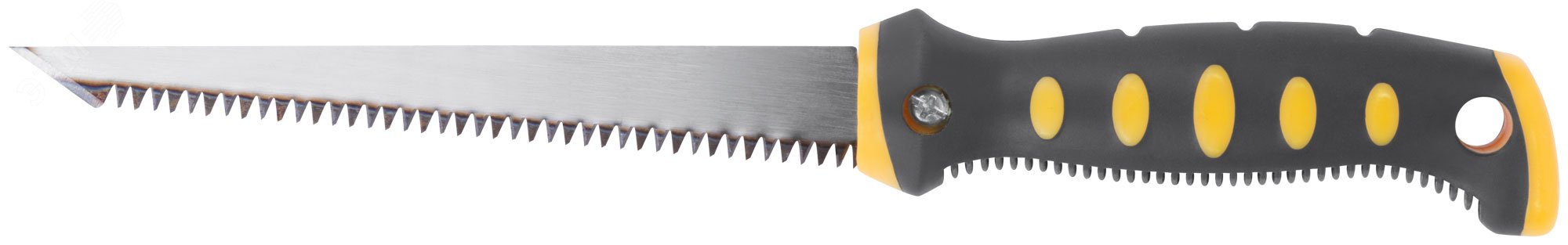 Изображение товара Ножовка для гипсокартона FIT IT 150 мм ручная с прорезиненной рукояткой