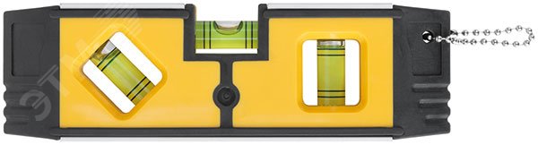 Изображение товара Уровень Мини пластиковый с алюминиевой рамкой, 3 глазка, 150 мм