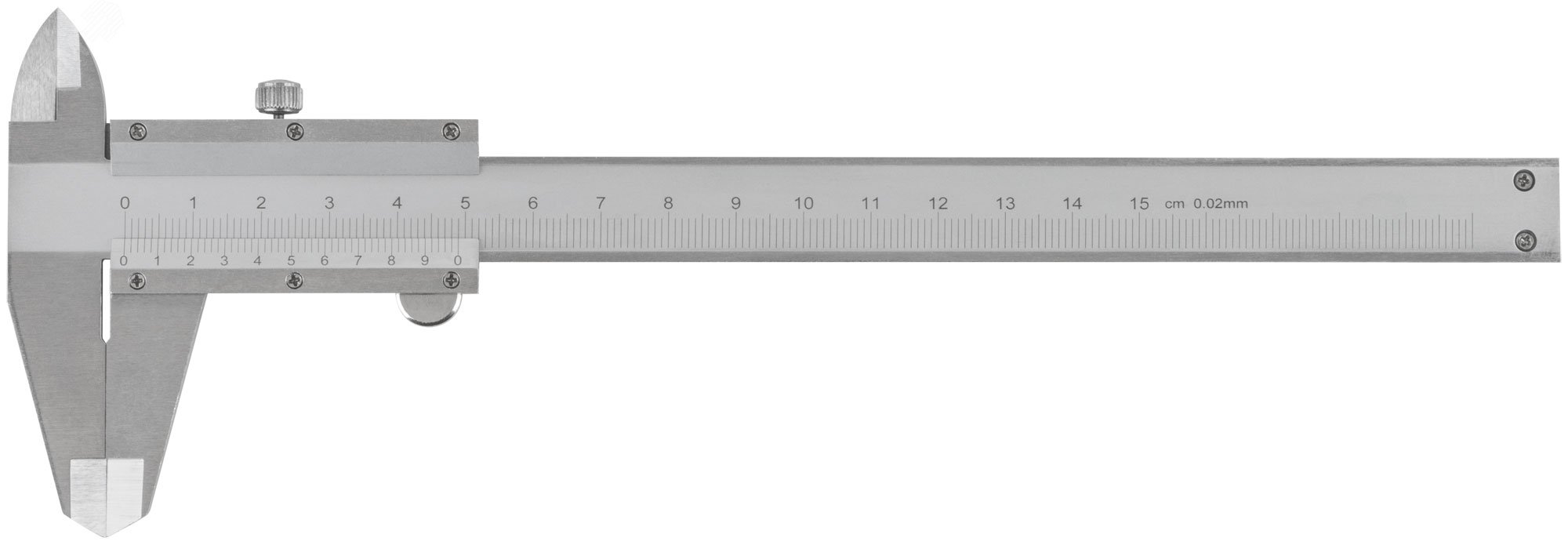 Изображение товара Металлический штангенциркуль FIT IT 150 мм точность 0,02 мм пластиковый кейс
