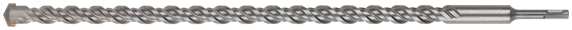Изображение товара Бур по бетону SDS Plus Профи 25x600 мм двойная резьба профессиональный Изображение товара Бур по бетону SDS Plus Профи 25x600 мм двойная резьба профессиональный