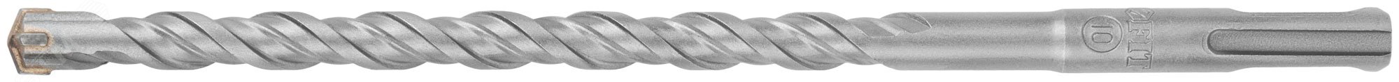 Изображение товара Бур по бетону SDS-PLUS 10х210 мм Профи крестообразная вставка двойная спираль