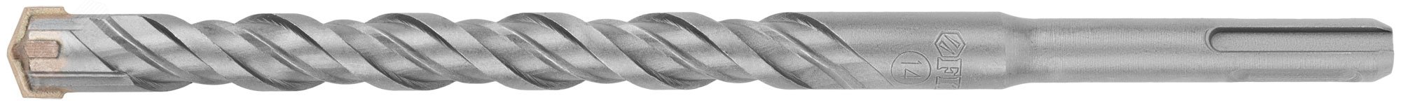 Изображение товара Бур по бетону SDS-PLUS Профи 14 мм 210 мм крестообразная вставка двойная спираль