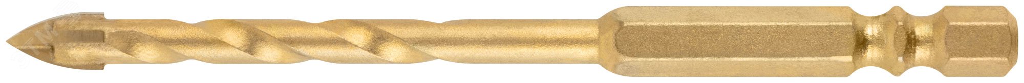 Изображение товара Сверло универсальное 6х100 мм с титановым покрытием FIT