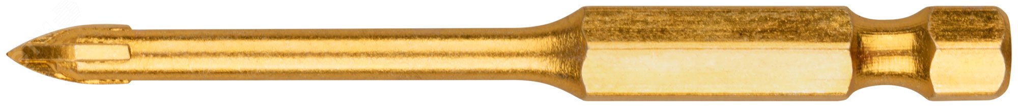 Изображение товара Сверло по кафелю FIT IT 4мм 35мм титановое покрытие для твердых материалов