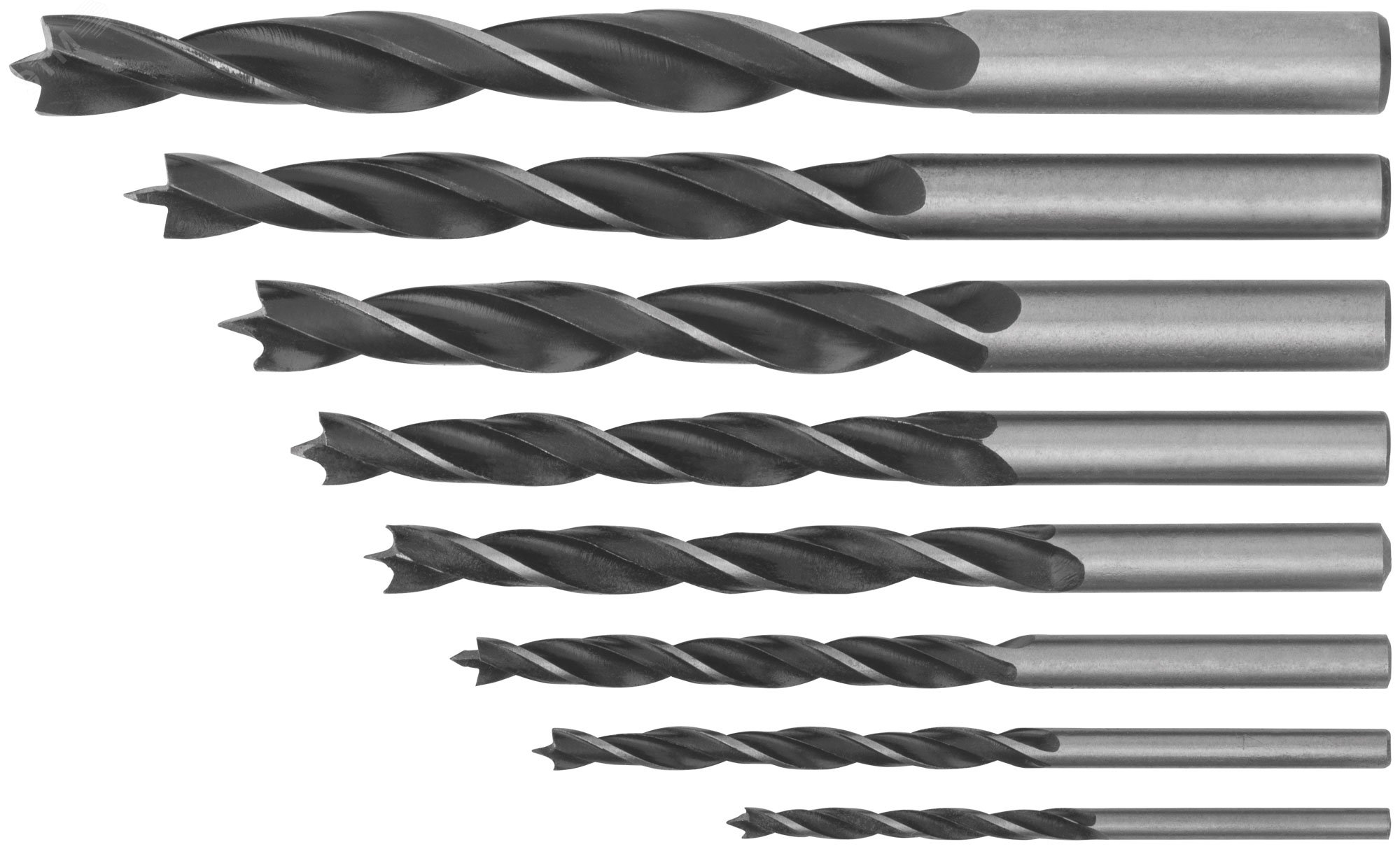 Изображение товара Набор сверл по дереву FIT IT 8 шт 3-10 мм