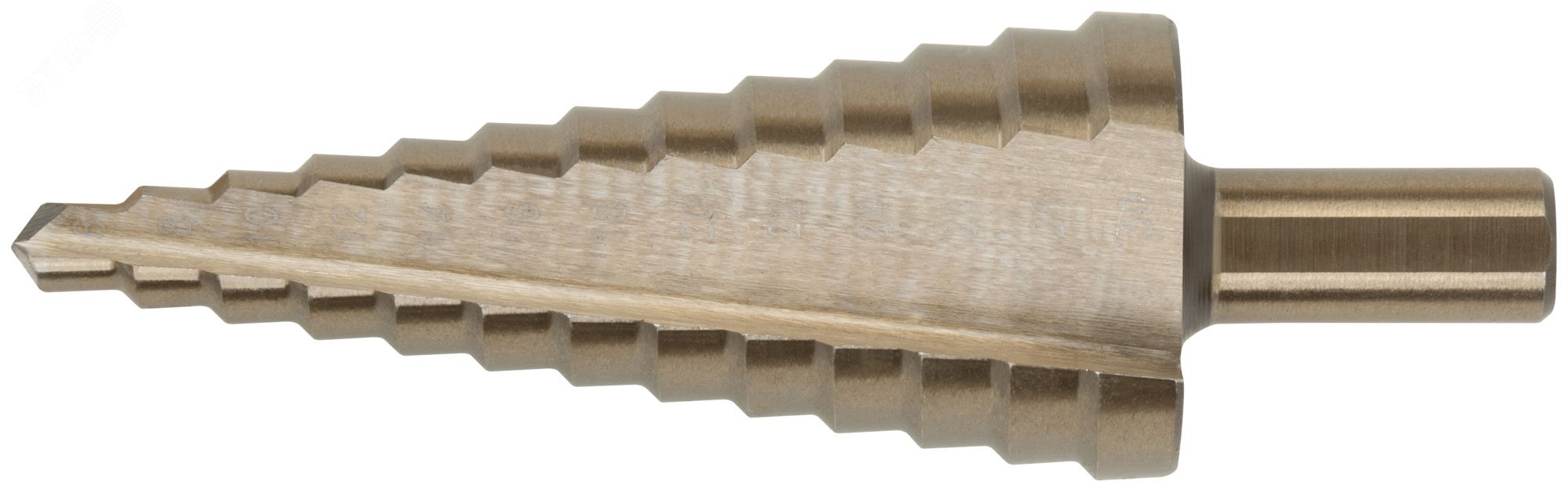 Изображение товара Сверло ступенчатое HSS Co5% по металлу 13 ступеней 6-30 мм FIT