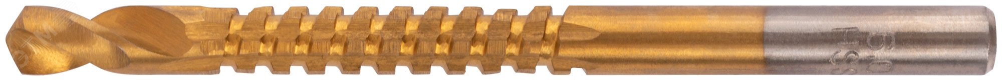 Изображение товара Сверло-фреза универсальное титановое 6 мм FIT для дерева и пластика