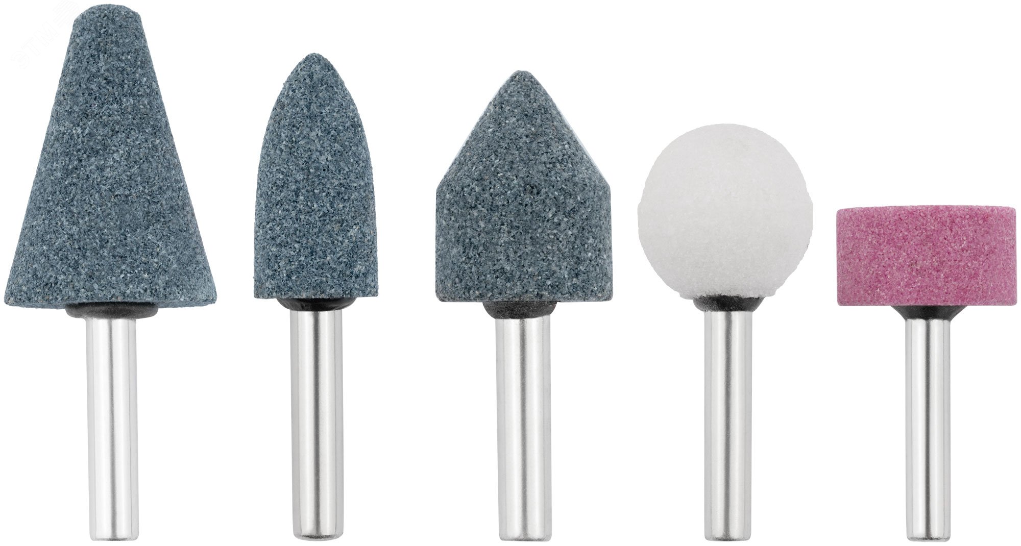 Изображение товара Шарошки абразивные FIT IT набор 5 шт для металла