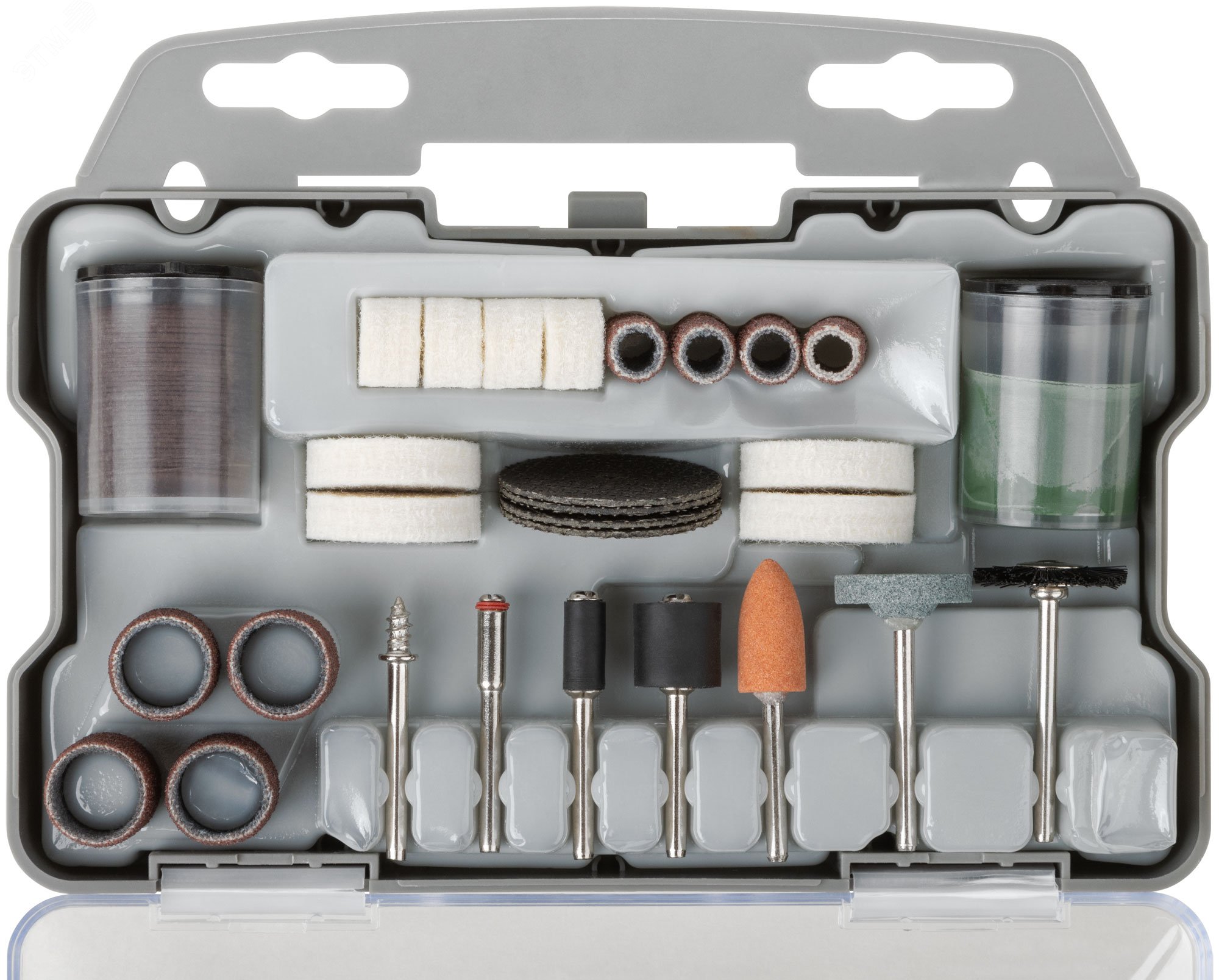 Изображение товара Набор насадок для гравировальной машины в чемоданчике 64 шт (шт)