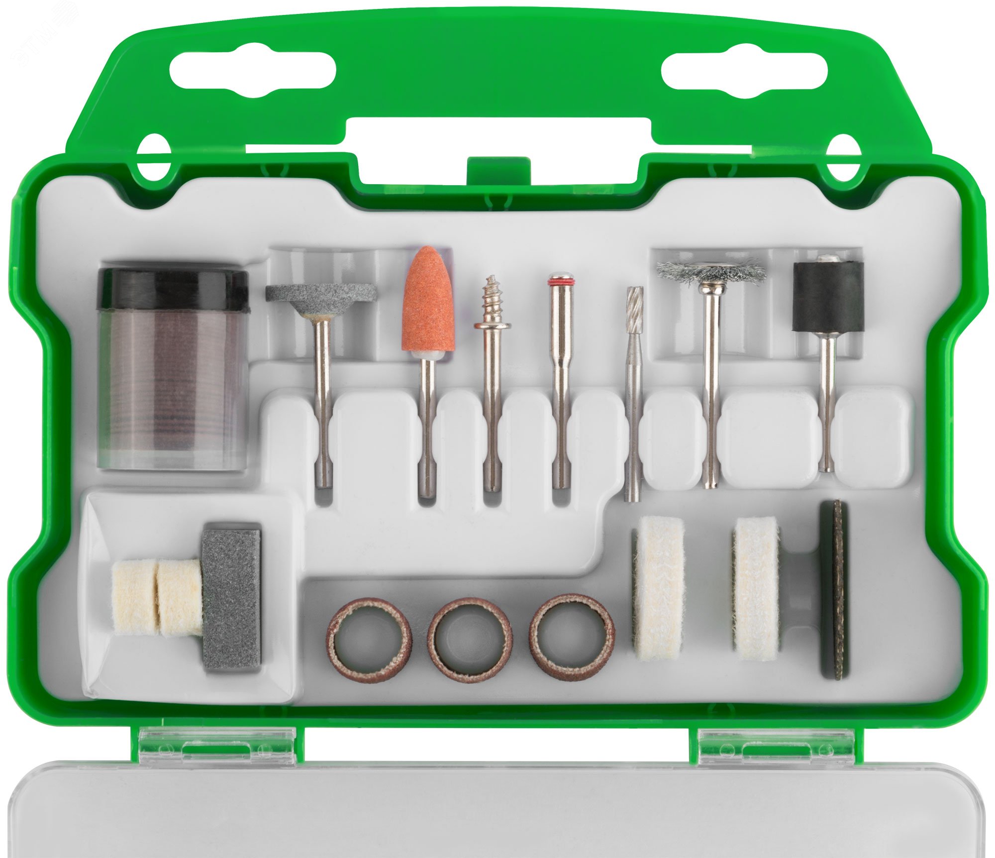 Изображение товара Набор насадок для гравировальной машины в чемоданчике 56 шт (шт)