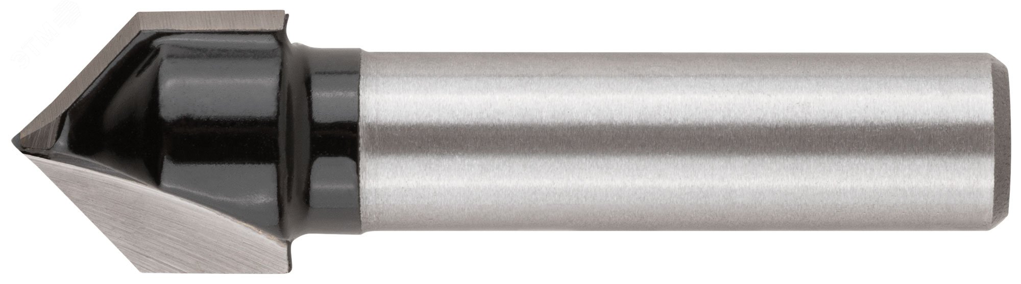 Изображение товара Фреза пазовая V-образная 12x12x42 мм для дерева, цилиндрический хвостовик 8 мм