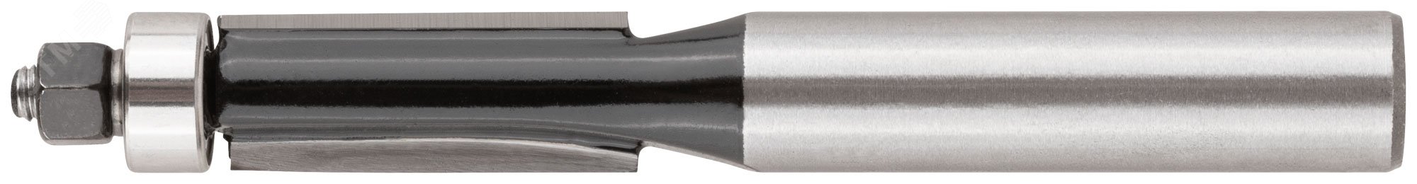 Изображение товара Фреза кромочная прямая 8мм для дерева с подшипником и цилиндрическим хвостовиком