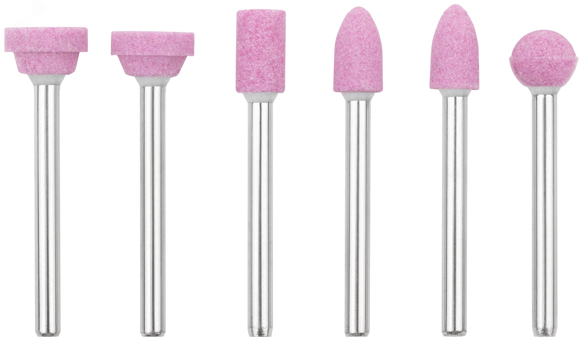 Изображение товара Мини-шарошки для шлифовки металлов набор из 6 шт корунд P120