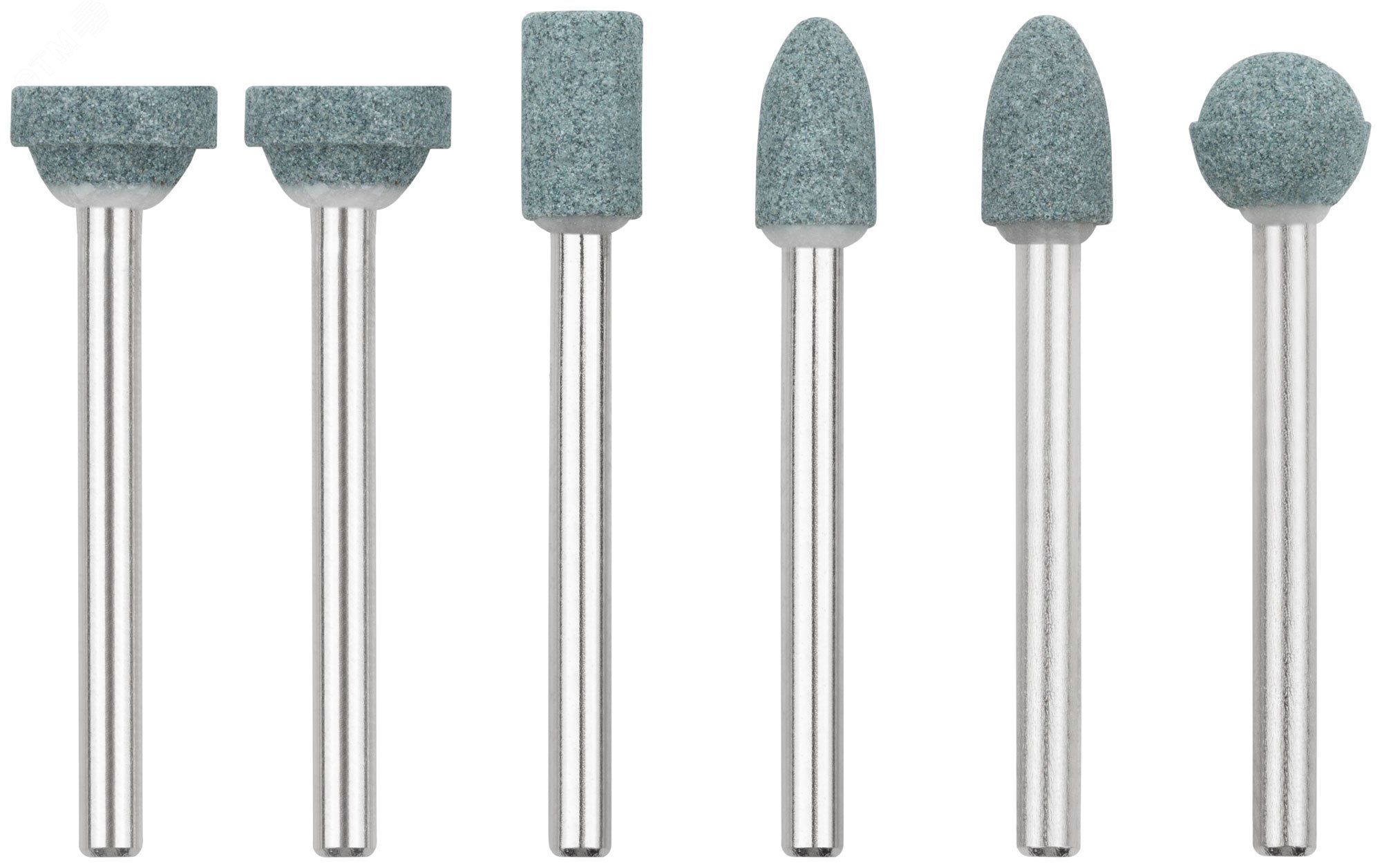 Изображение товара Шарошки силиконово-карбидные, мини, набор 6 шт (шт)