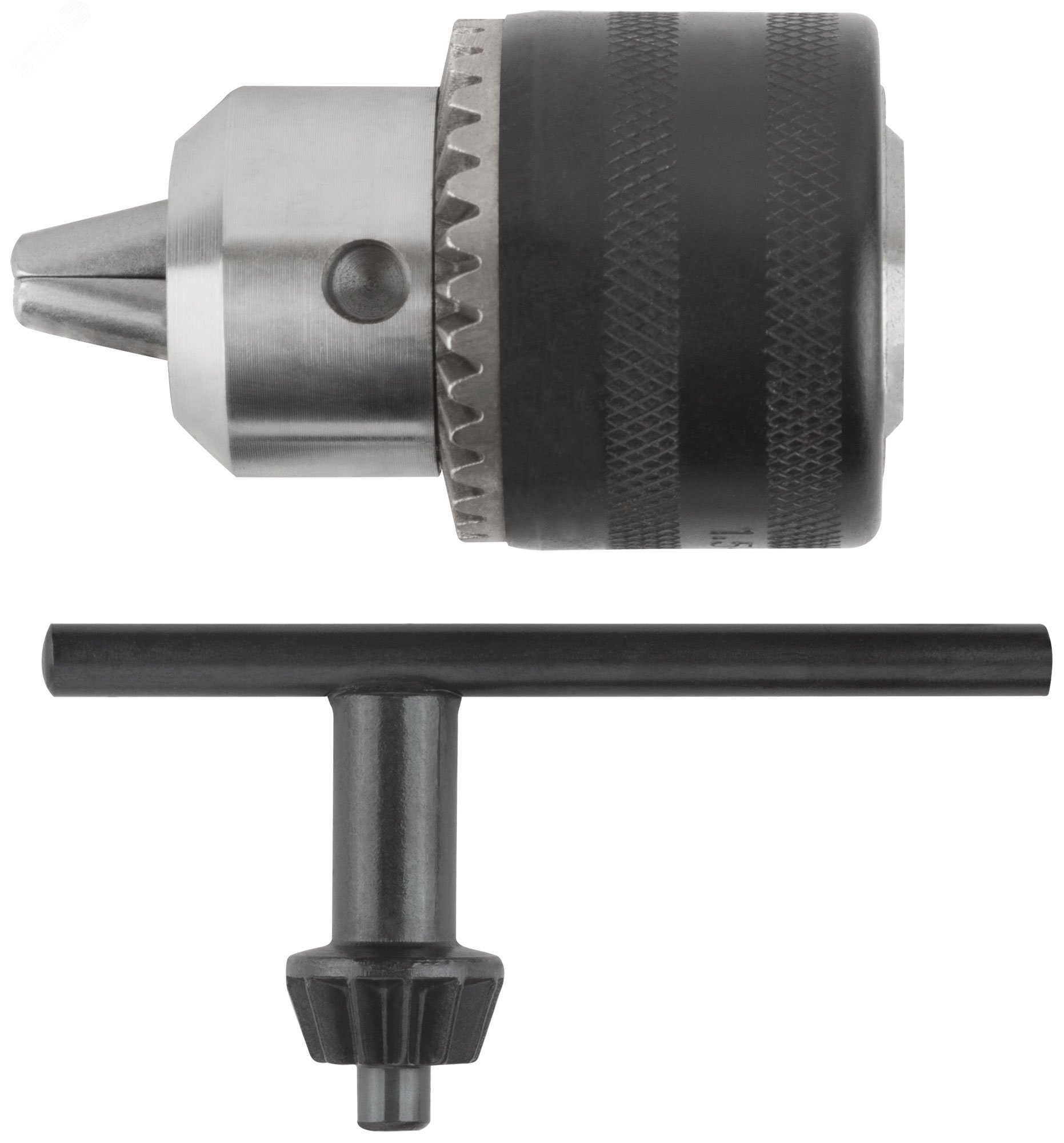 Изображение товара Патрон для дрели ключевой 1/2 дюйма 13мм усиленный с ключом Т-обр.