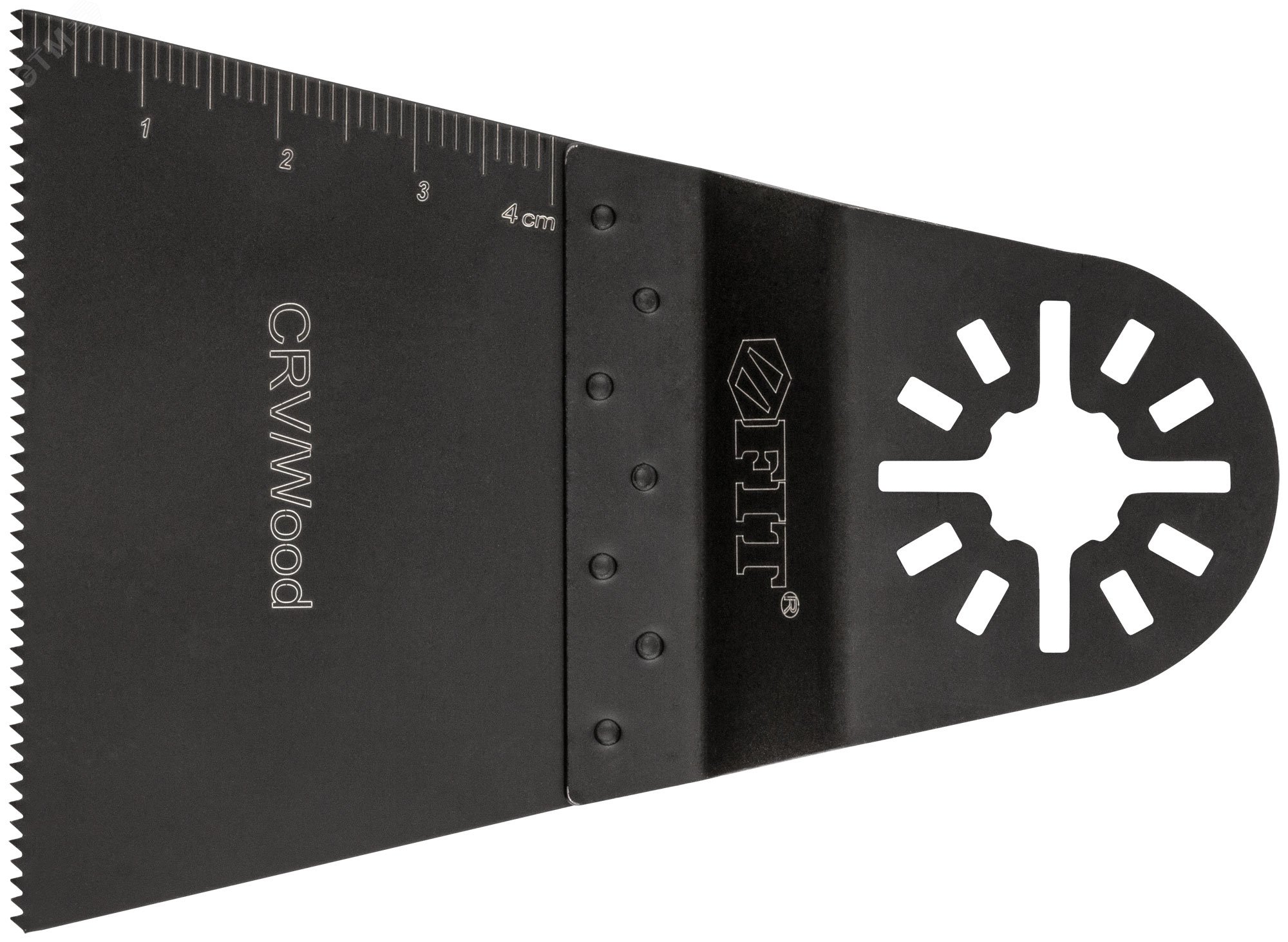 Изображение товара Полотно пильное ступенчатое фрезерованное из стали хром-ванадиевое 120 мм FIT