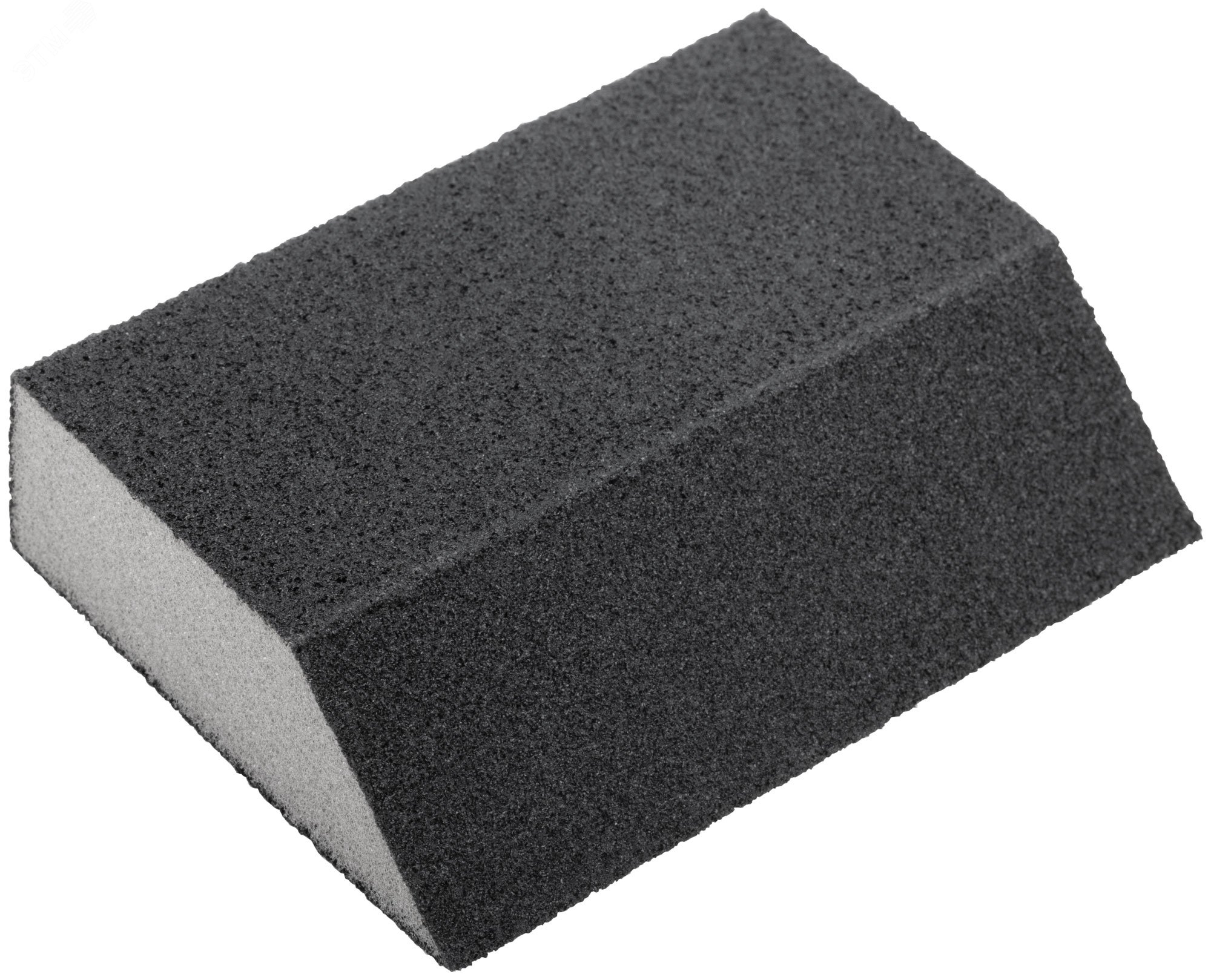 Изображение товара Губка шлифовальная угловая алюминий-оксидная 100х70х25 мм средняя жесткость Р 80