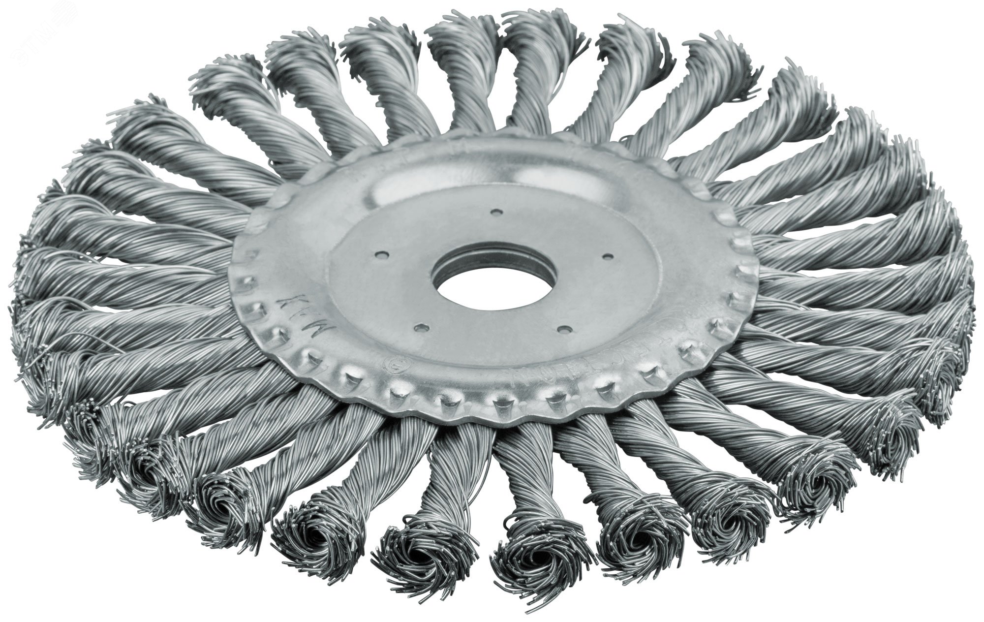 Изображение товара Корщетка-колесо для УШМ FIT 180 мм диаметр 22,2 мм сталь слабая проволока