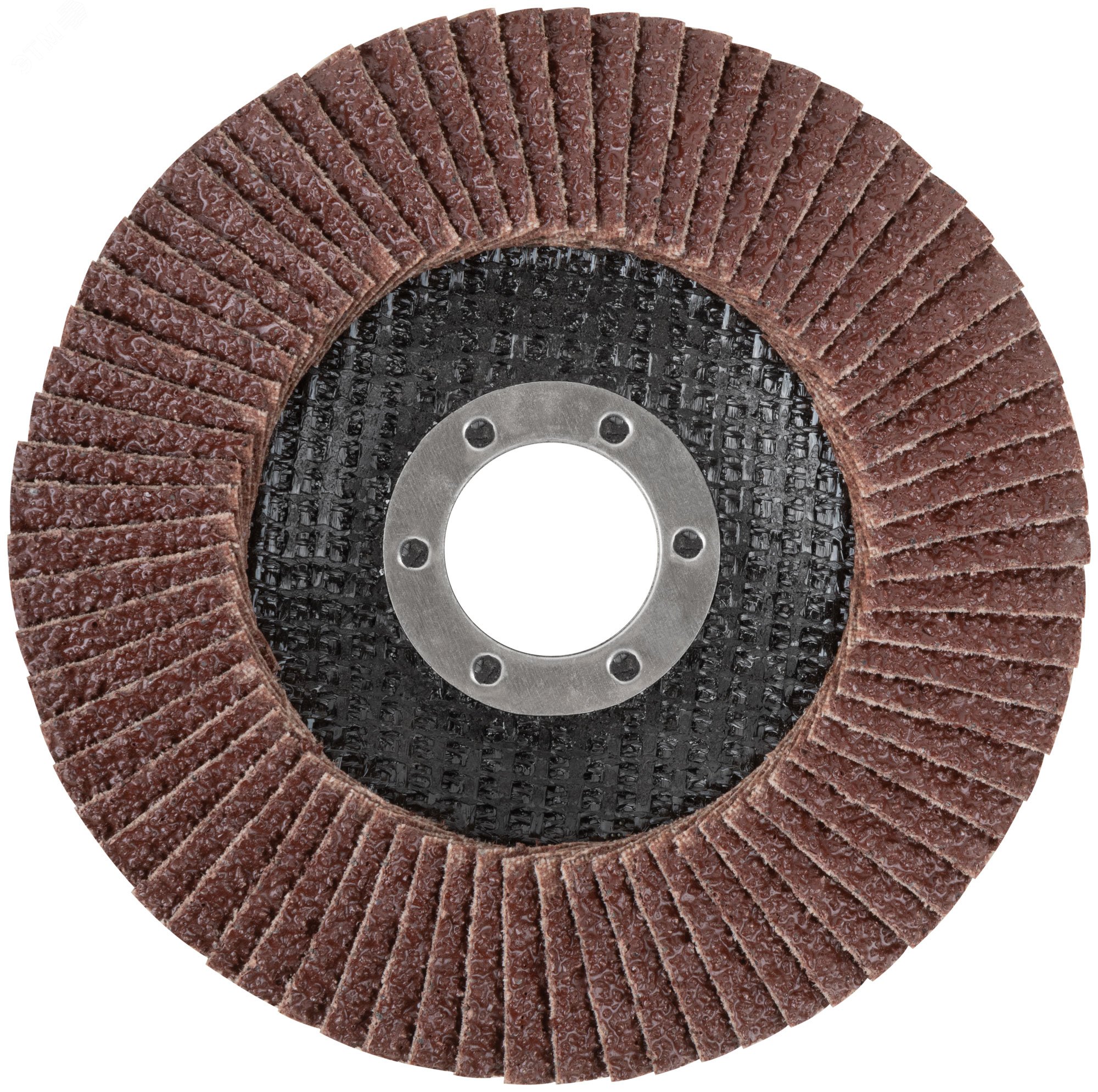 Изображение товара Круг лепестковый торцевой 115 мм P40 для шлифмашин, 72 лепестка, универсальный