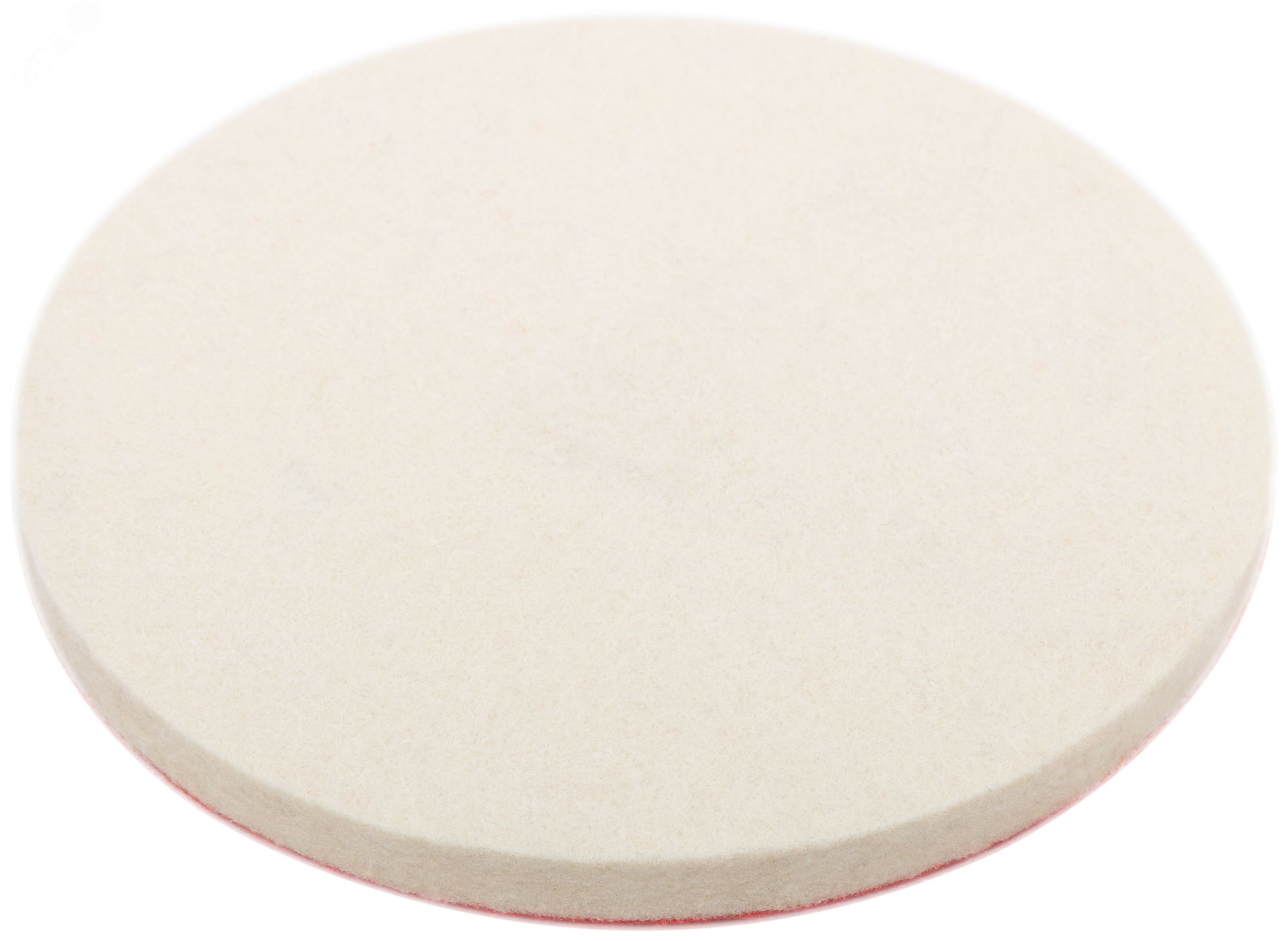 Изображение товара Круг полировальный фетровый липучка 125 мм FIT для металла стекла камня