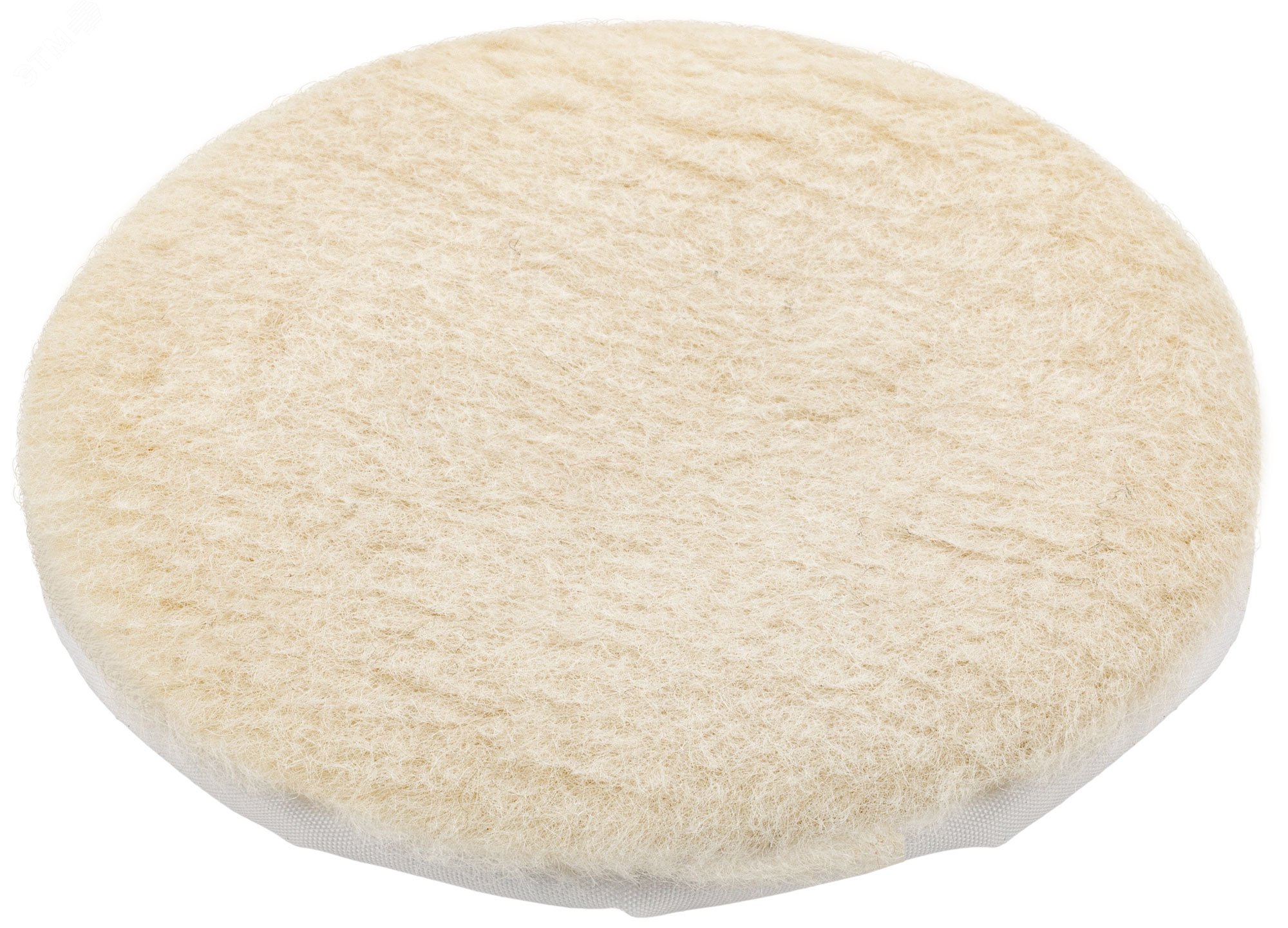 Изображение товара Чехол полировочный на завязках, натуральная шерсть, на тканевой основе 125 мм (шт)