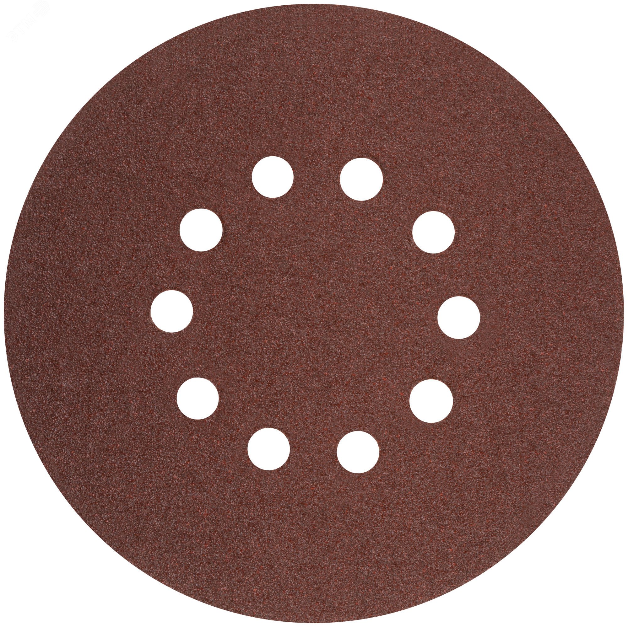 Изображение товара Круги шлифовальные 225 мм с липучкой, 5 шт, алюминий-оксид
