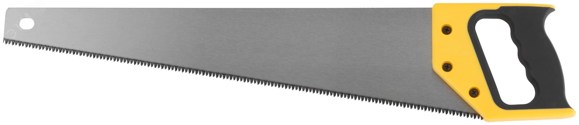 Изображение товара Ножовка по дереву Профи 500 мм с каленым зубом 7 TPI и 3D заточкой для чистого реза
