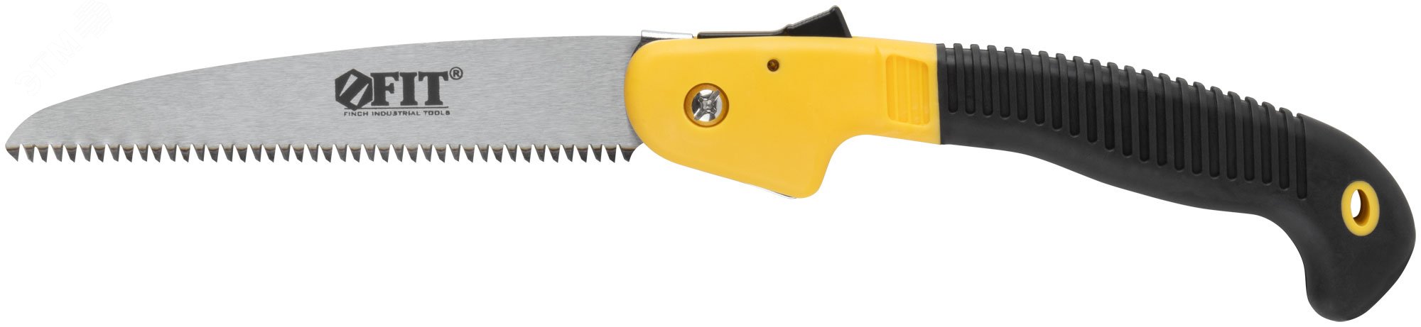 Изображение товара Ножовка садовая складная FIT IT 180 мм с тройной заточкой и рукояткой из ABS