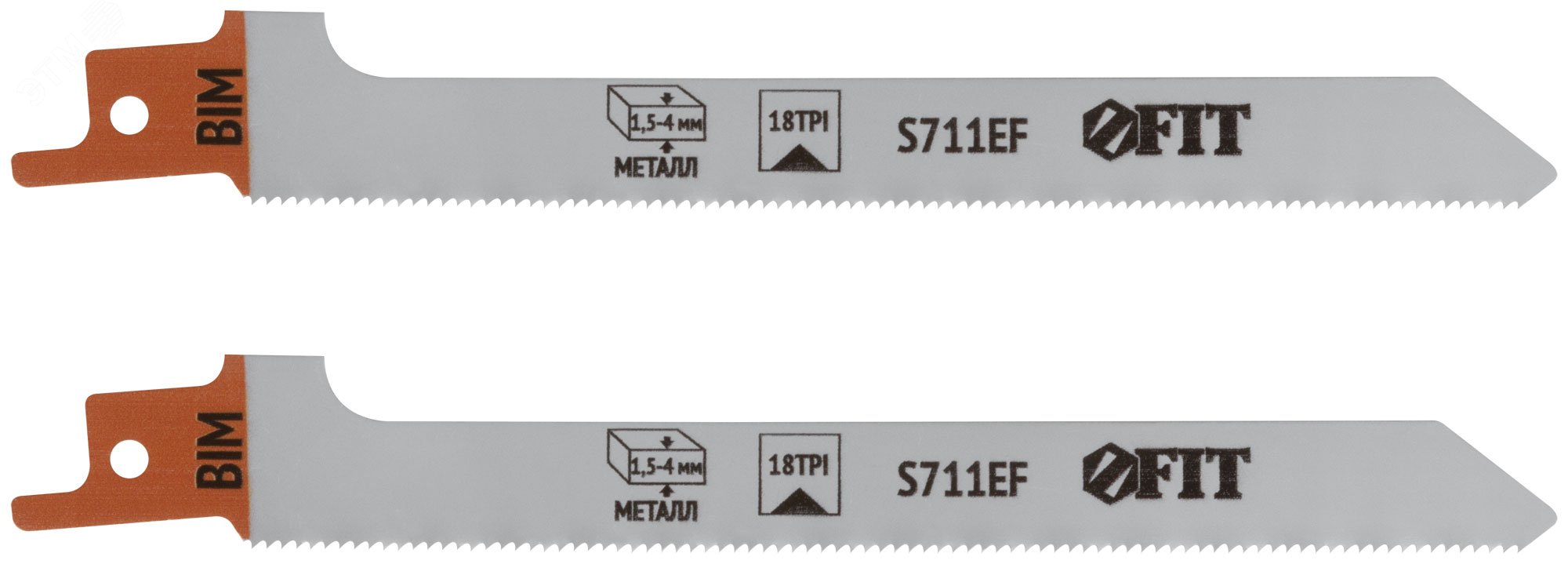 Изображение товара Полотна д/сабельной пилы по металлу, Bimetal, фрезерованные волнистые зубья, 150/125/1,4 мм (S711EF), 2 шт. (шт) Изображение товара Полотна д/сабельной пилы по металлу, Bimetal, фрезерованные волнистые зубья, 150/125/1,4 мм (S711EF), 2 шт. (шт)