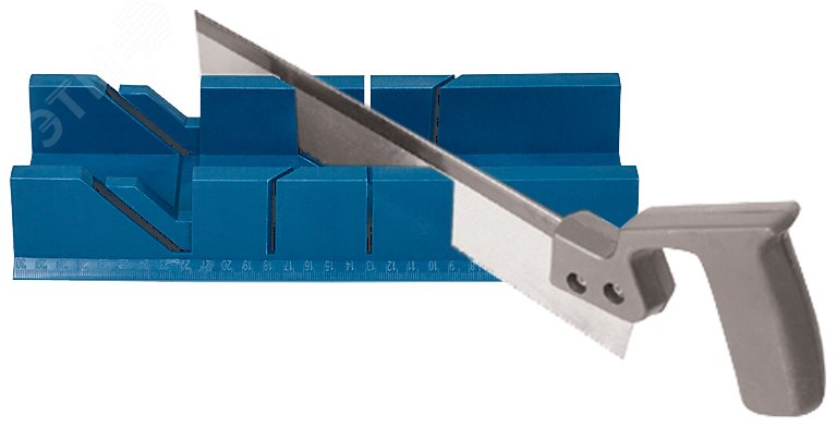 Изображение товара Стусло с пилой пластиковое 300 мм х 65 мм (прямоугольное) (шт)