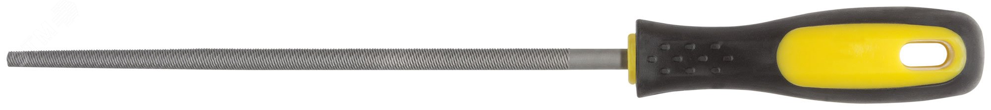 Изображение товара Напильник FIT с прорезиненной ручкой 200 мм для металла и дерева