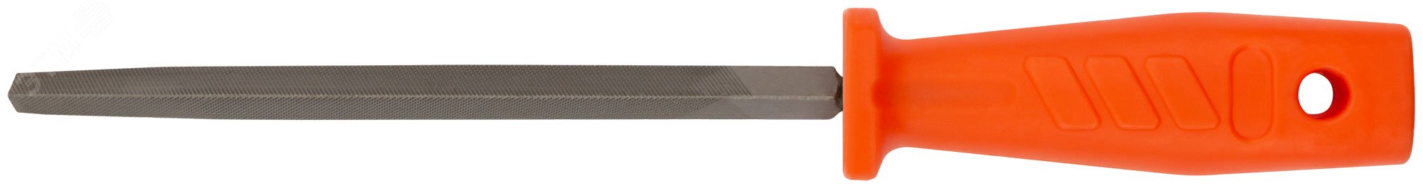 Изображение товара Напильник FIT 150 мм трехгранный с пластиковой ручкой высококачественный инструмент для ручной обра