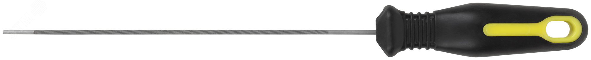 Изображение товара Напильник круглый для заточки цепей бензопил 200 х 3,0 мм с ручкой