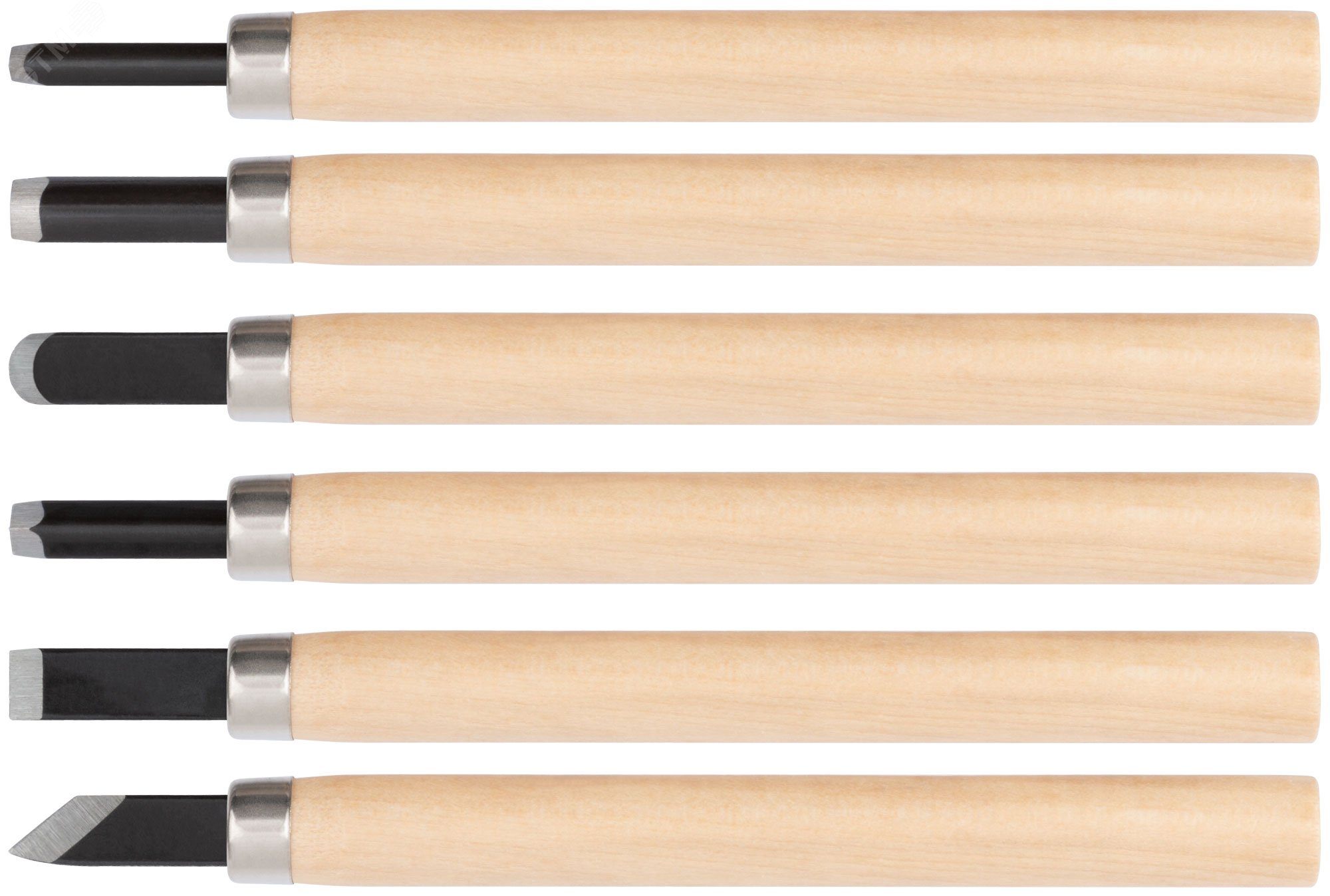 Изображение товара Набор резаков по дереву FIT DIY 6 шт для точной резьбы и обработки