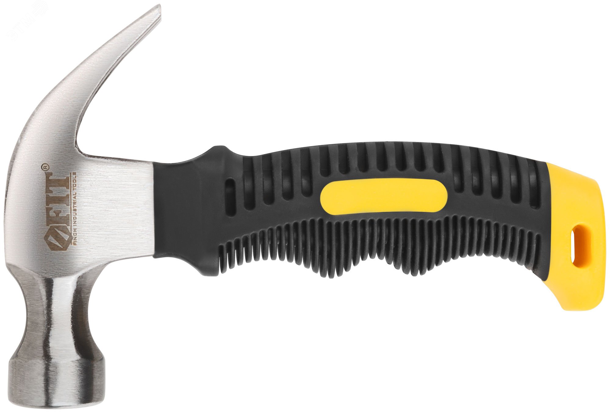 Изображение товара Молоток-гвоздодер укороченный 225 г с фиброгласс ручкой