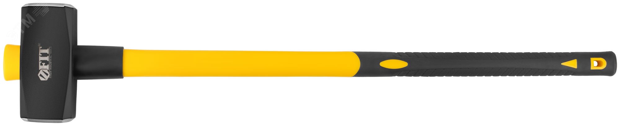 Изображение товара Кованая кувалда с длинной рукояткой 900 мм, 6 кг - профессиональный строительный инструмент