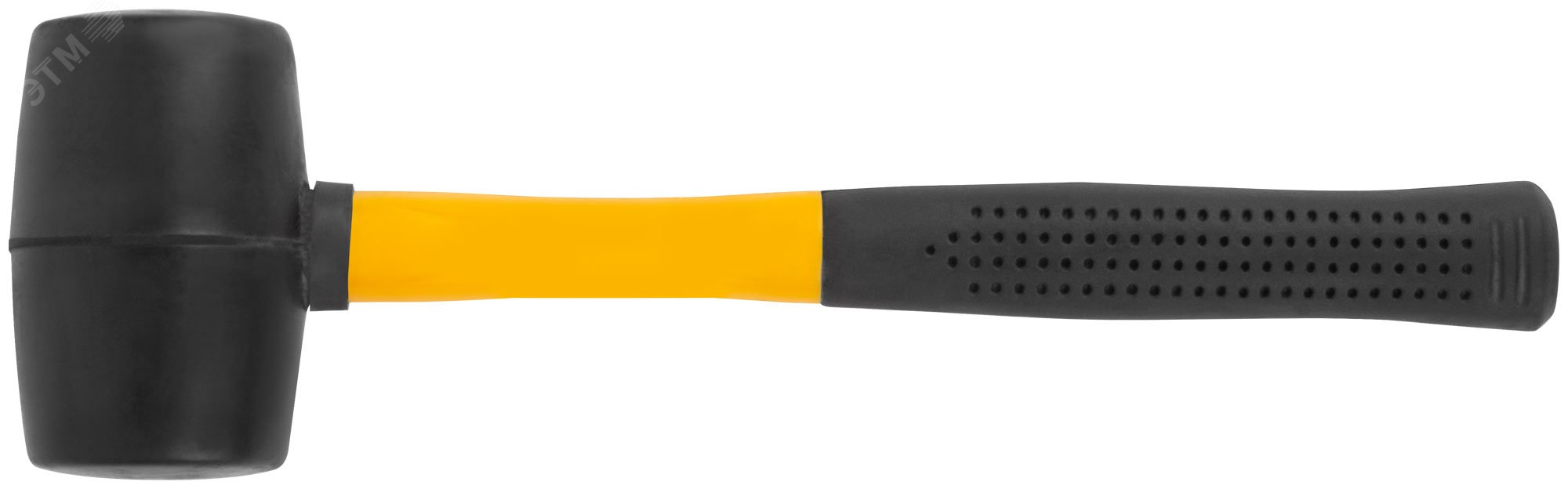 Изображение товара Киянка резиновая, фиберглассовая ручка 60 мм (450 гр) (шт)