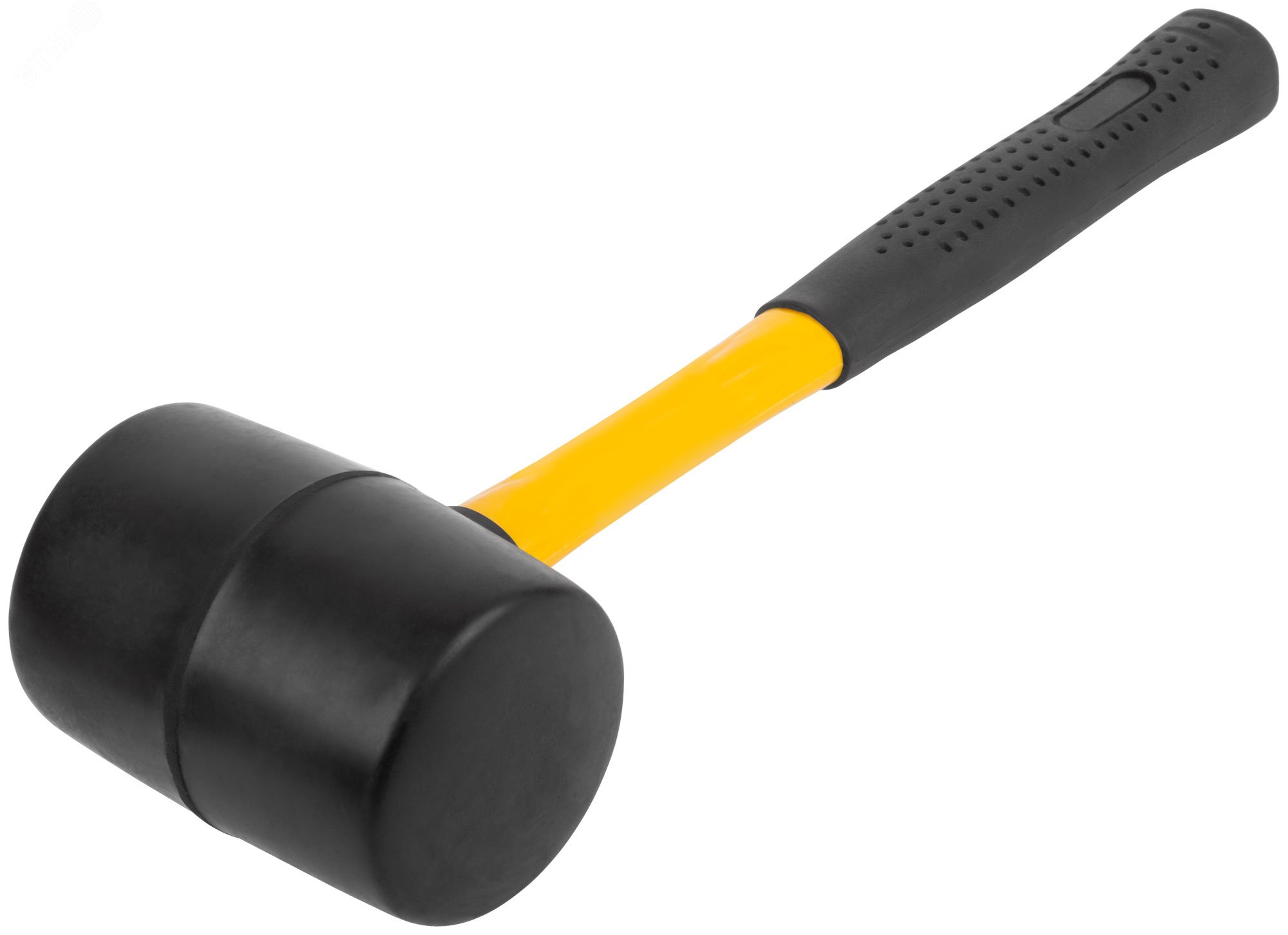 Изображение товара Киянка резиновая с фиберглассовой ручкой 80 мм 900 г для монтажных работ