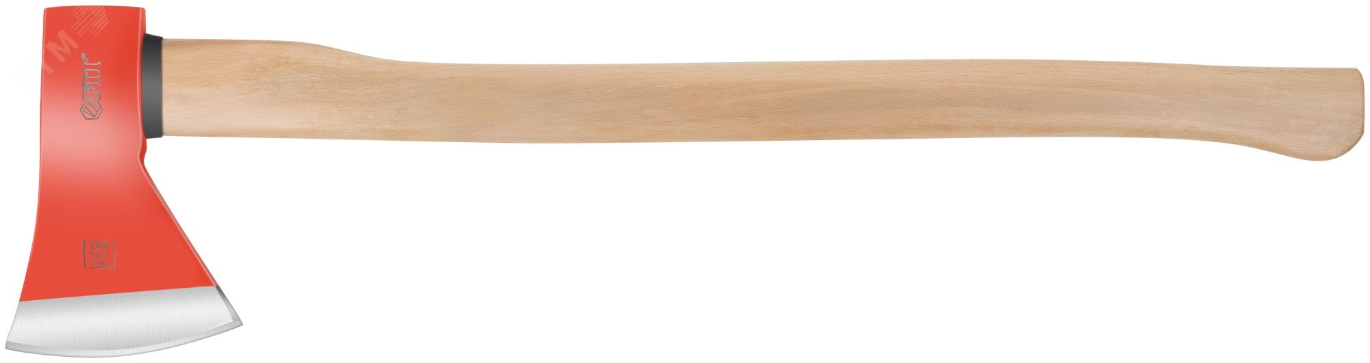 Изображение товара Топор кованая усиленная сталь, деревянная длинная ручка 1250 гр (шт)