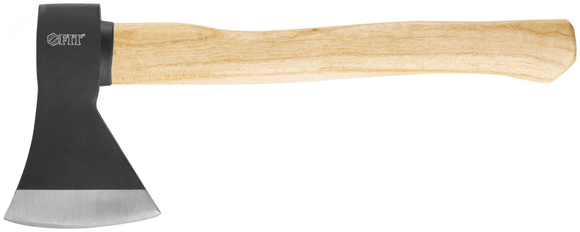 Изображение товара Топор кованая усиленная сталь с деревянной ручкой 800 г универсальный