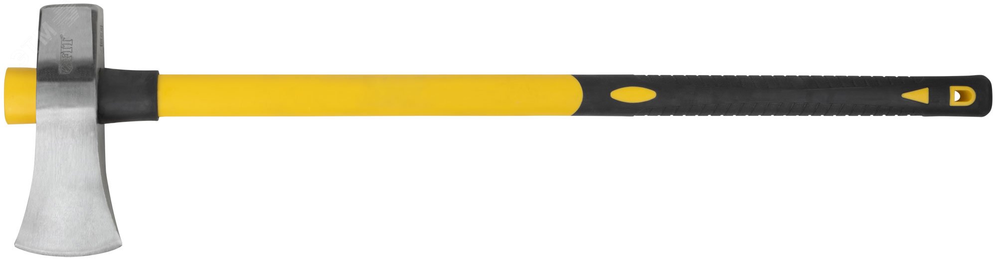 Изображение товара Топор-колун кованый с длинной фиберглассовой ручкой 900 мм 3600 г для тяжелых работ