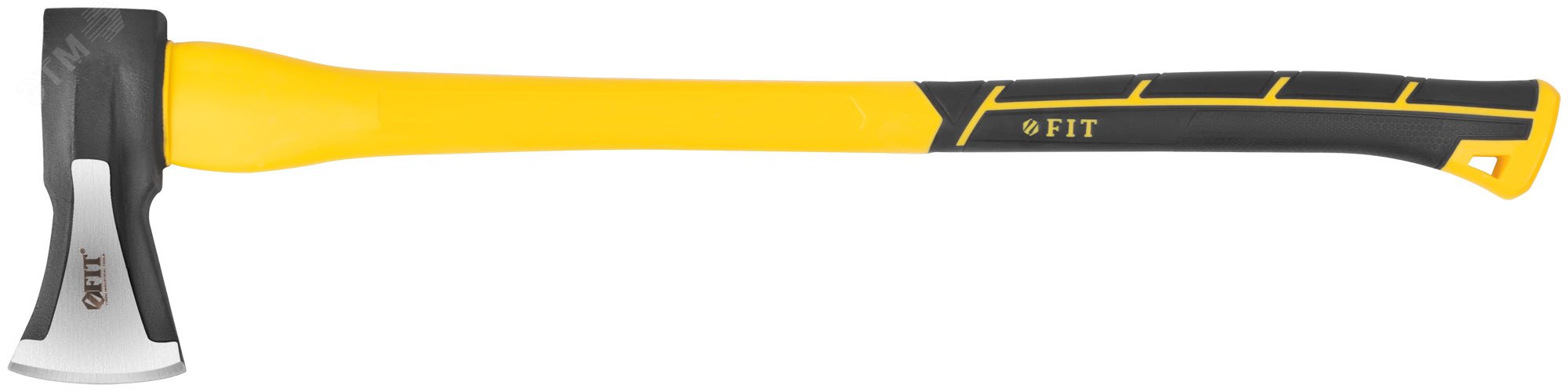 Изображение товара Профессиональный кованый топор "ушастый" с длинной рукояткой 800 мм для колки древесины