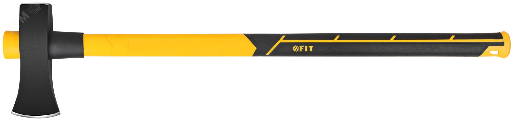 Изображение товара Топор-колун кованый, фиберглассовая длинная ручка 900 мм, 2700 гр. (шт)