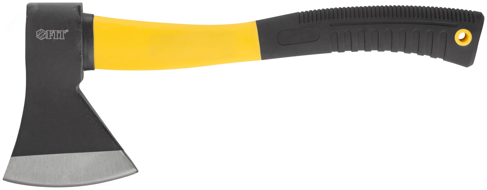 Изображение товара Топор кованая усиленная сталь, фиберглассовая ручка 1000 г универсальный