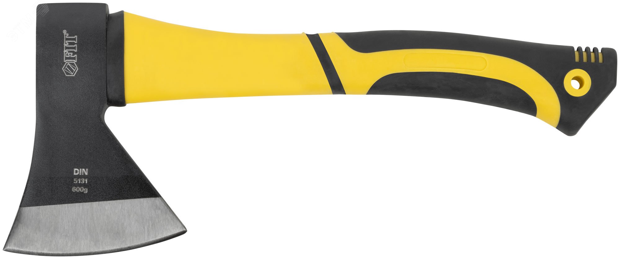 Изображение товара Топор кованая усиленная сталь с фиберглассовой ручкой 600 г